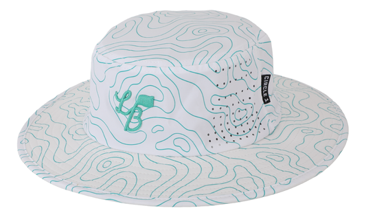 LB Boonie Hat - White Topo