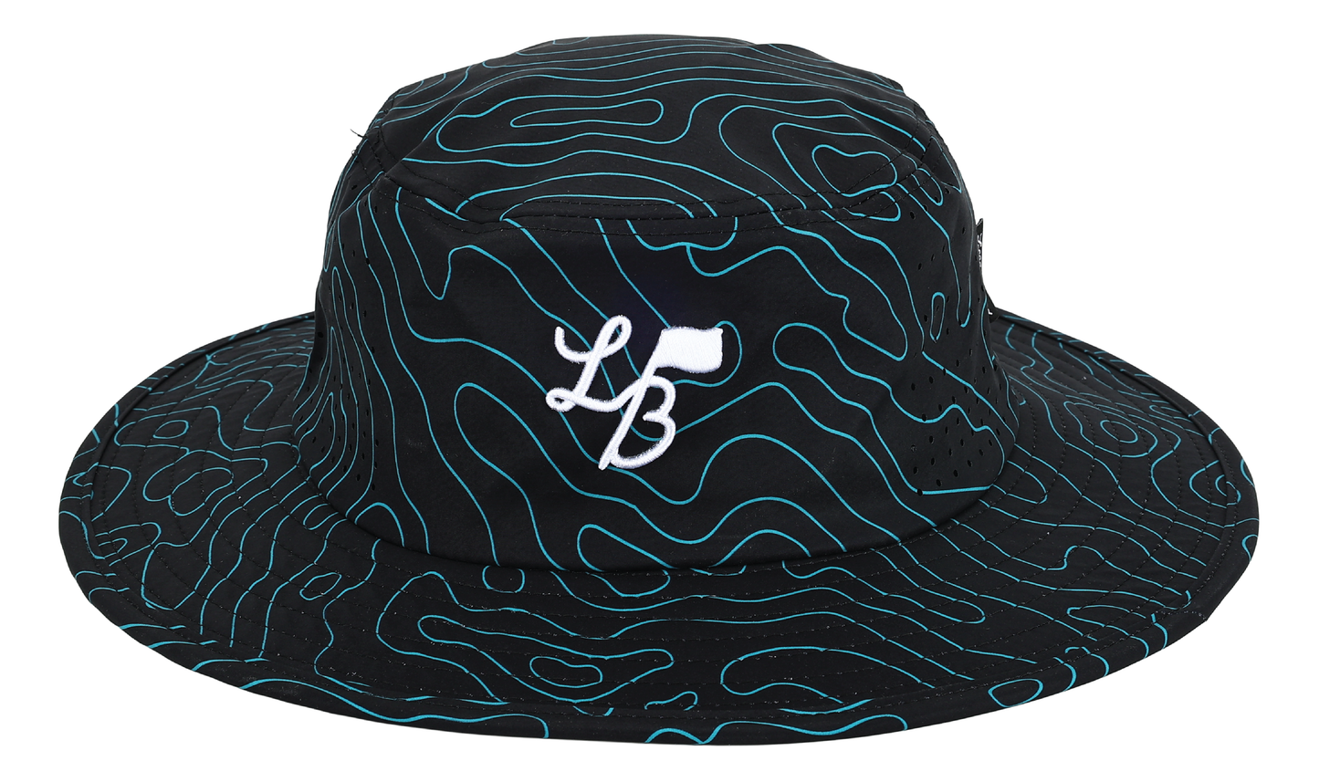 LB Boonie Hat - Black Topo